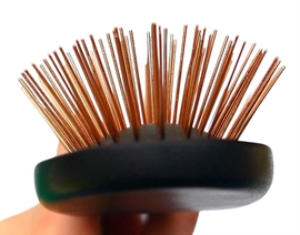 B&B Premium Kobber Pin Brush - 2,5 cm.